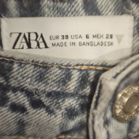 Zara High Rise Denim Jeans 6 - Picture 7 of 8